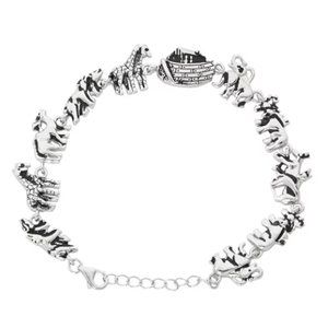 NWT Sterling Silver Noah's Ark Bracelet